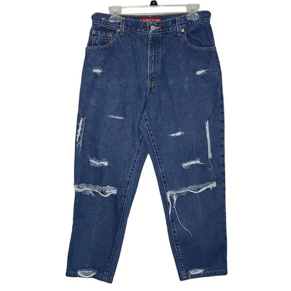 Levi's Women Jeans, Levi's Classic Relaxed 550 Tapered Leg Jeans, Sz 12MIS Short - Picture 1 of 11